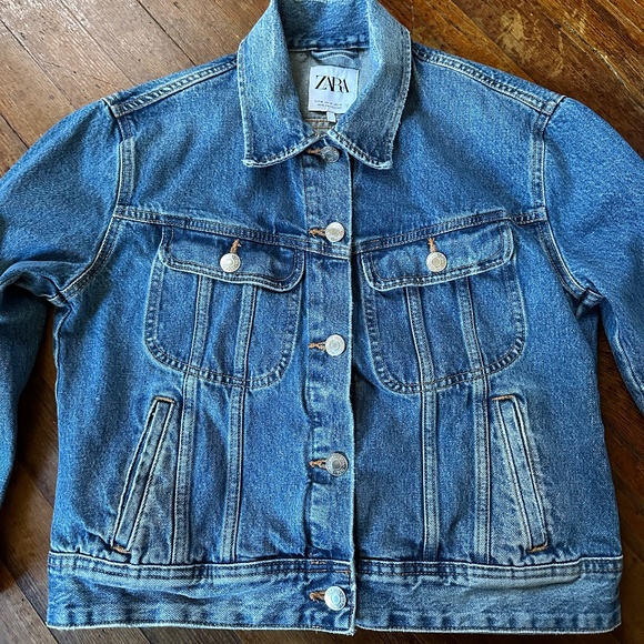 Zara basic denim jacket - Picture 4 of 8